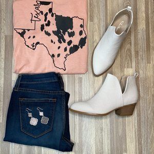 Chinese Laundry Cherish WHITE BOOTIES